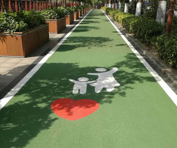 彩色防滑瀝青路面